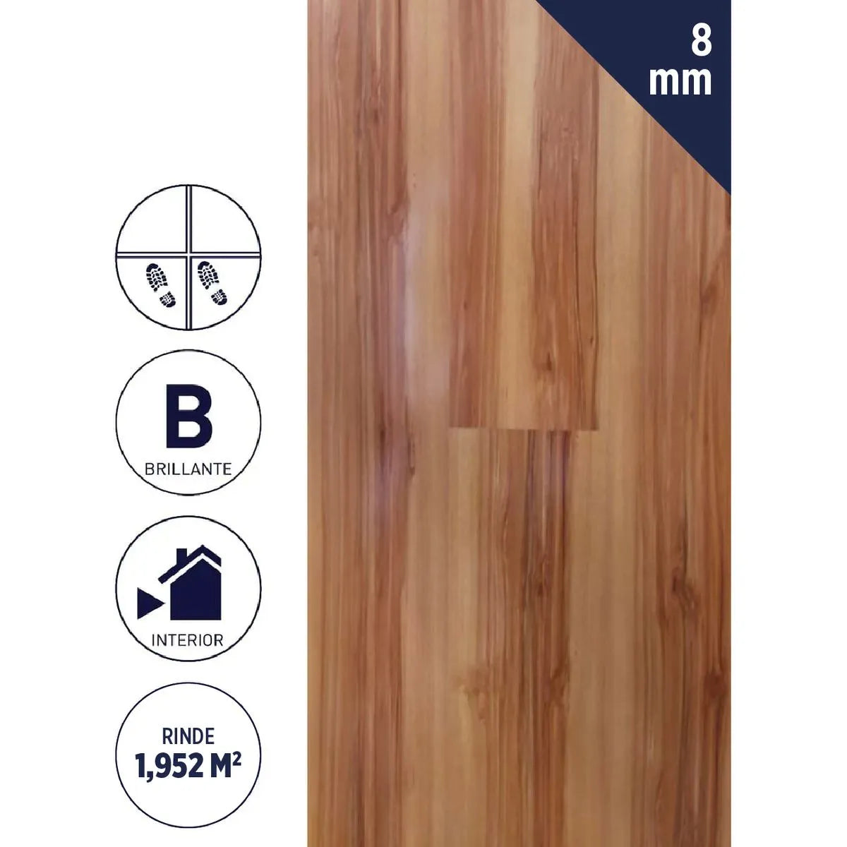 PISO FLOTANTE KEMPAS 8MM