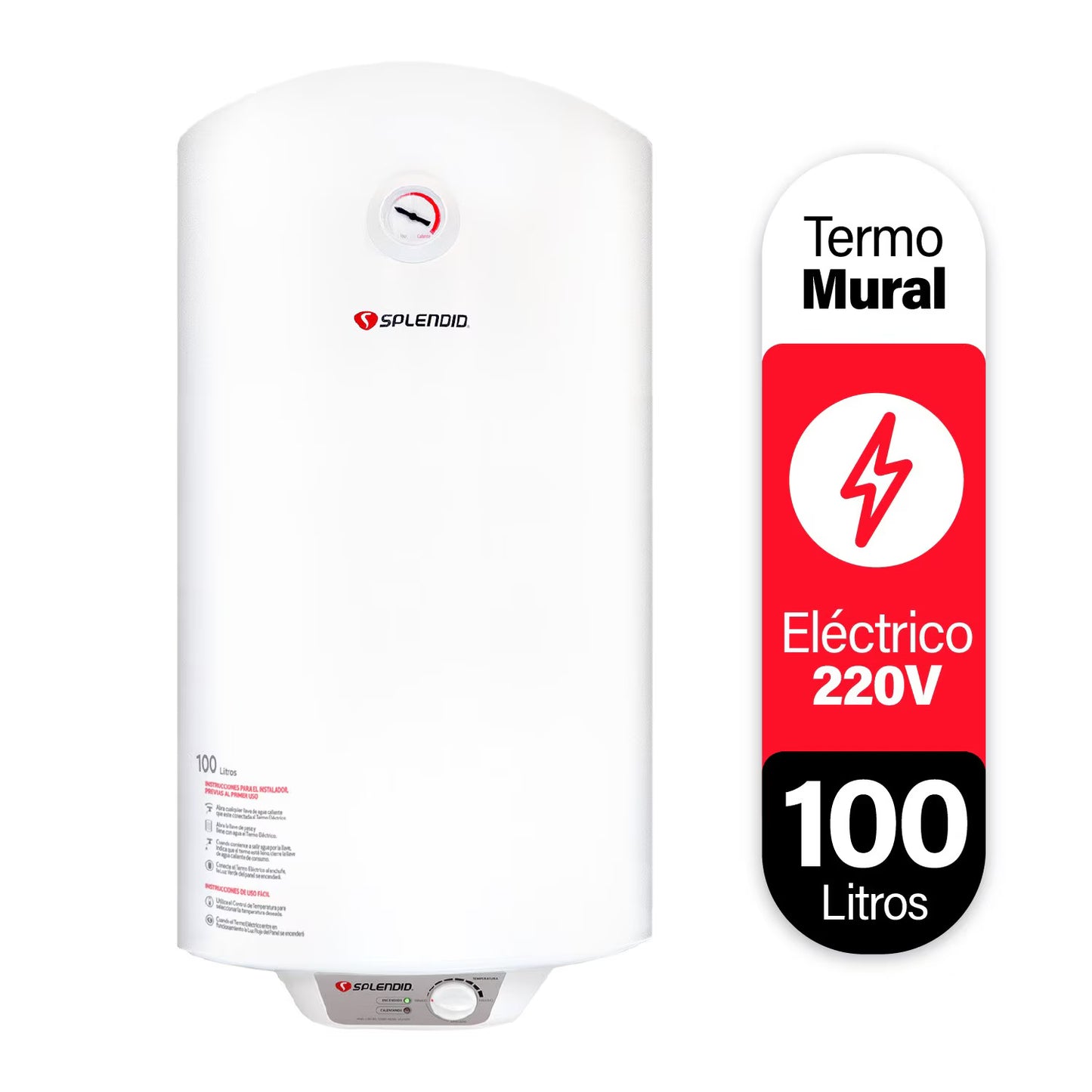 TERMO ELÉCTRICO SPLENDID 100-120 LTS