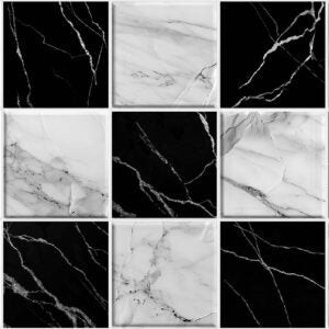 CERAMICA KERAZ WHITE AND BLACK 30X60