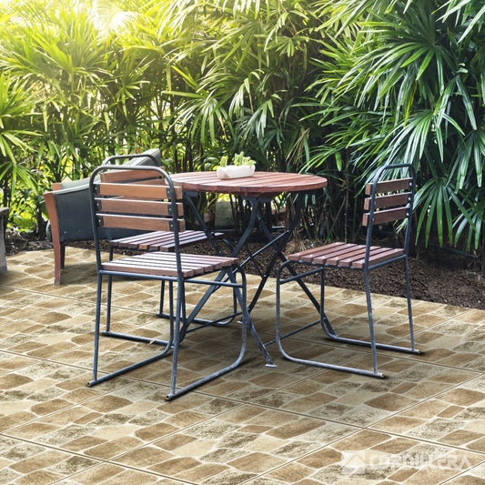 CERAMICA ADOQUIN BEIGE 45X45