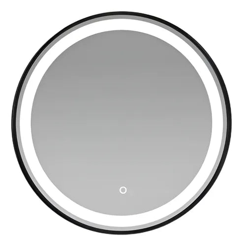 ESPEJO CIRCULAR LED BORDE METALICO 60CM TAUMM